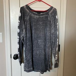 torrid size 3 Skull Sleeve Sweatshirt